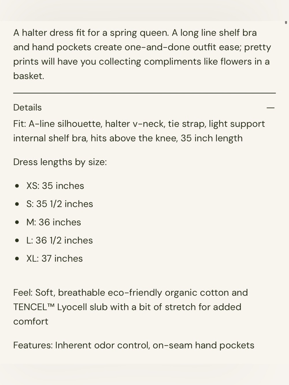 TOAD&CO Plumeria Halter Dress - Picture 12 of 13